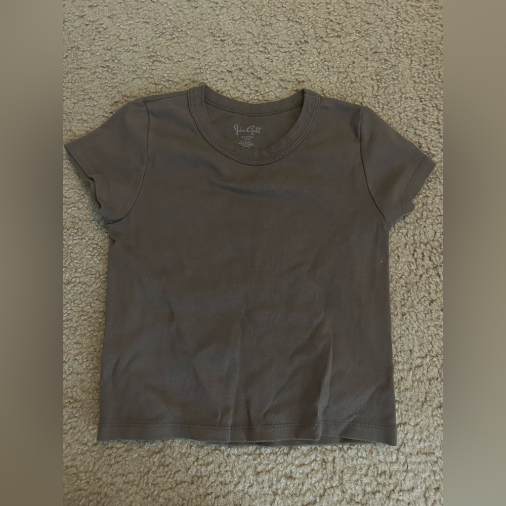 Brandy Melville Brown Baby Tee